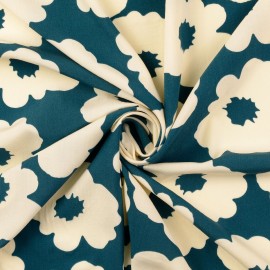 Tissu viscose Shadow Flower