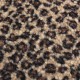 Tissu lainage bouclette Léopard - marron