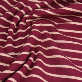 Tissu maille tricot Marinière