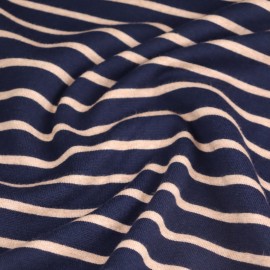 Tissu maille tricot Marinière