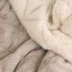 Tissu velours matelassé envers fourrure