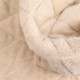 Tissu velours matelassé envers fourrure