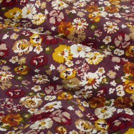Tissu crêpe de viscose Rosanna - violet