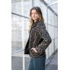 Tissu drap manteau Léopard