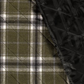 Tissu drap manteau matelassé Elden
