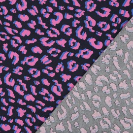 Tissu coton enduit Léopard