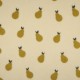 Tissu fourrure sherpa Poire