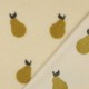 Tissu fourrure sherpa Poire