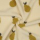 Tissu fourrure sherpa Poire