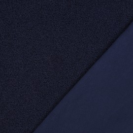 Tissu lainage bouclette envers polaire
