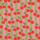 Tissu popeline de coton Poppy Fruit - cerise