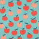 Tissu popeline de coton Poppy Fruit - pomme