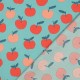 Tissu popeline de coton Poppy Fruit - pomme