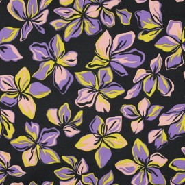 Tissu satin de coton Pommé fabrics Fleurome