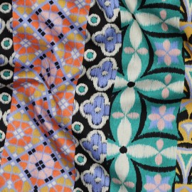Tissu satin de coton Pommé fabrics Elzior