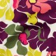 Tissu satin de coton Pommé fabrics Abstract flowers