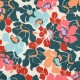 Tissu satin de coton Pommé fabrics Abstract flowers