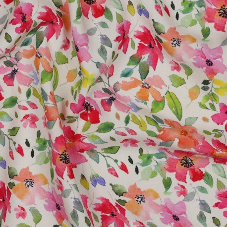 Tissu viscose Melliane - écru