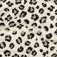 Tissu sweat Poppy Animal skin - beige