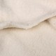 Tissu fourrure sherpa réversible - écru