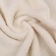 Tissu fourrure sherpa réversible - écru