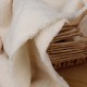Tissu fourrure sherpa réversible - écru