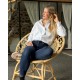 Box couture chemise - Jean & col - coton blanc