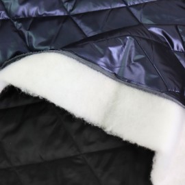 Tissu matelassé doudoune métallisé - doré
