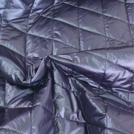 Tissu matelassé doudoune métallisé - doré