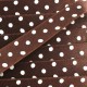 Satin double face à pois 15 mm