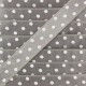 Satin double face à pois 15 mm