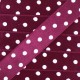 Satin double face à pois 15 mm