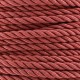 Cordon torsadé satiné 5 mm