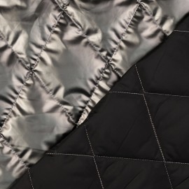 Tissu matelassé doudoune métallisé - doré