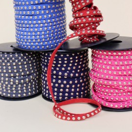 Ruban Suédine clouté