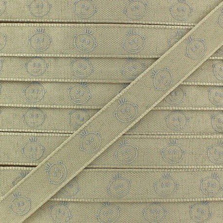 Ruban tête d'enfant - écru x 1m