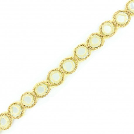 Ruban galon India Miroir 20 mm x 50 cm