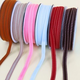 Ruban grosgrain surpiqué
