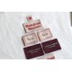 Etiquettes à coudre La Petite Maison Couture - Chocolat (lot de 10)