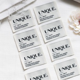 Etiquettes à coudre La Petite Maison Couture - Unique (lot de 8)