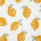 Tissu double gaze de coton Citron