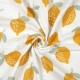 Tissu double gaze de coton Citron