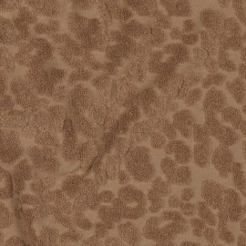 Tissu jersey éponge Léopard