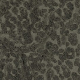 Tissu jersey éponge Léopard