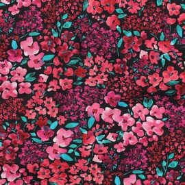 Tissu popeline de coton Magencia - noir