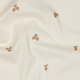 Tissu popeline de coton Amali - naturel