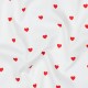 Tissu popeline de coton Petits cœurs