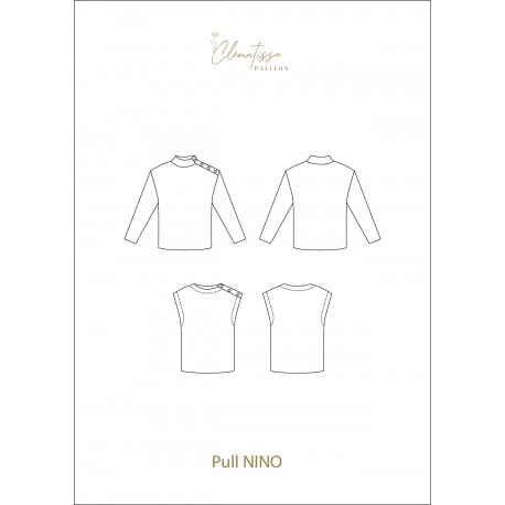 Patron Robe Pull Clématisse Pattern - Maya