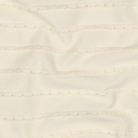 Tissu jersey à volants