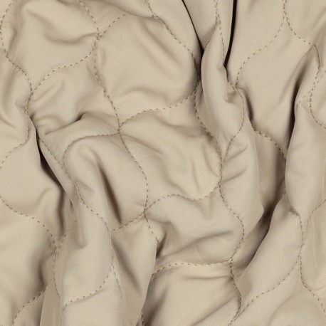 Tissu matelassé doudoune réversible